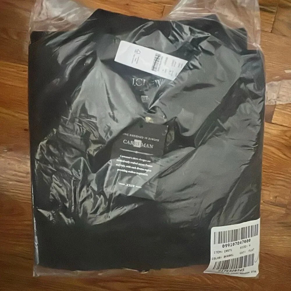 J. Crew Parc dress in four-season stretch in Black NWT Size 4